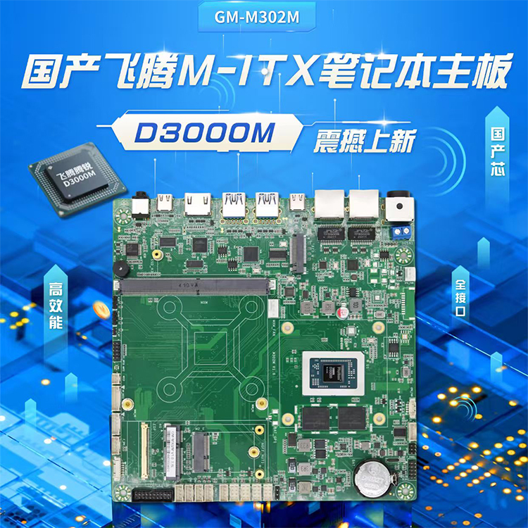 D3000M八核飛騰主板M302M(圖1)